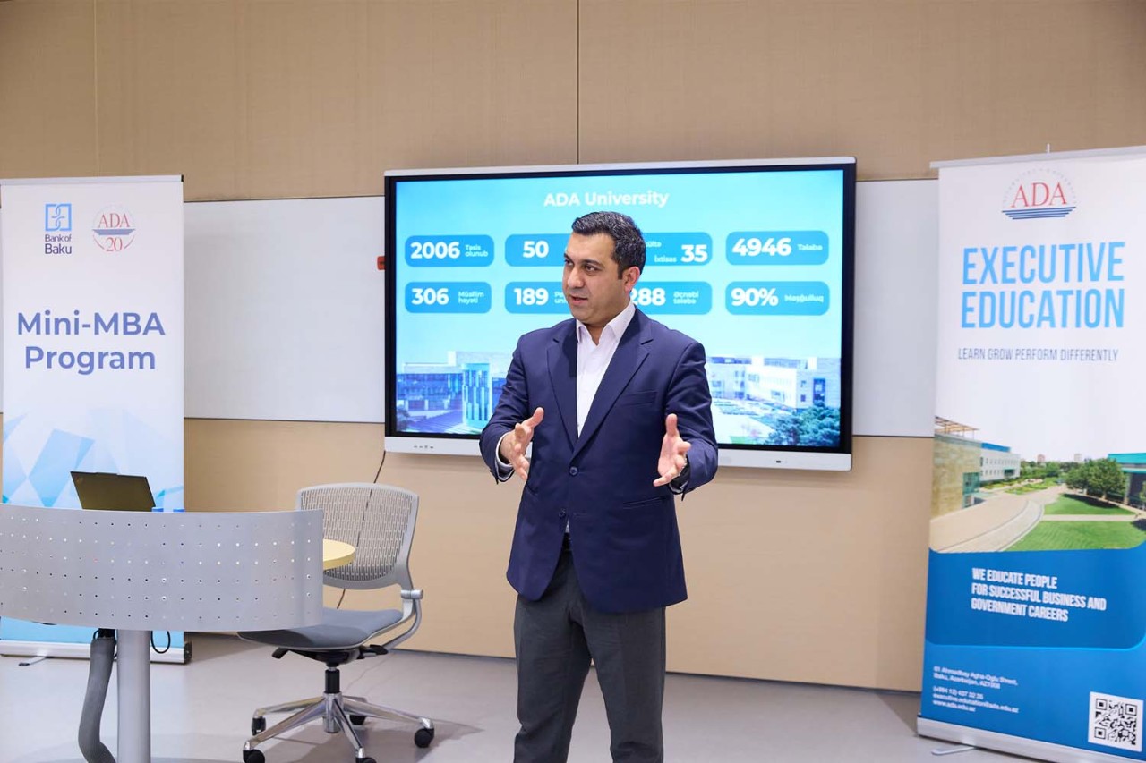 "Bank of Baku" üçün ADA Universitetində II mini MBA proqramı başladı - FOTOLAR